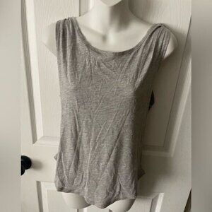 Melrose & Market gray tank top with twist straps